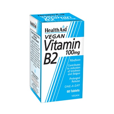 Health Aid Vitamin B2 (Riboflavin) 60 tabs